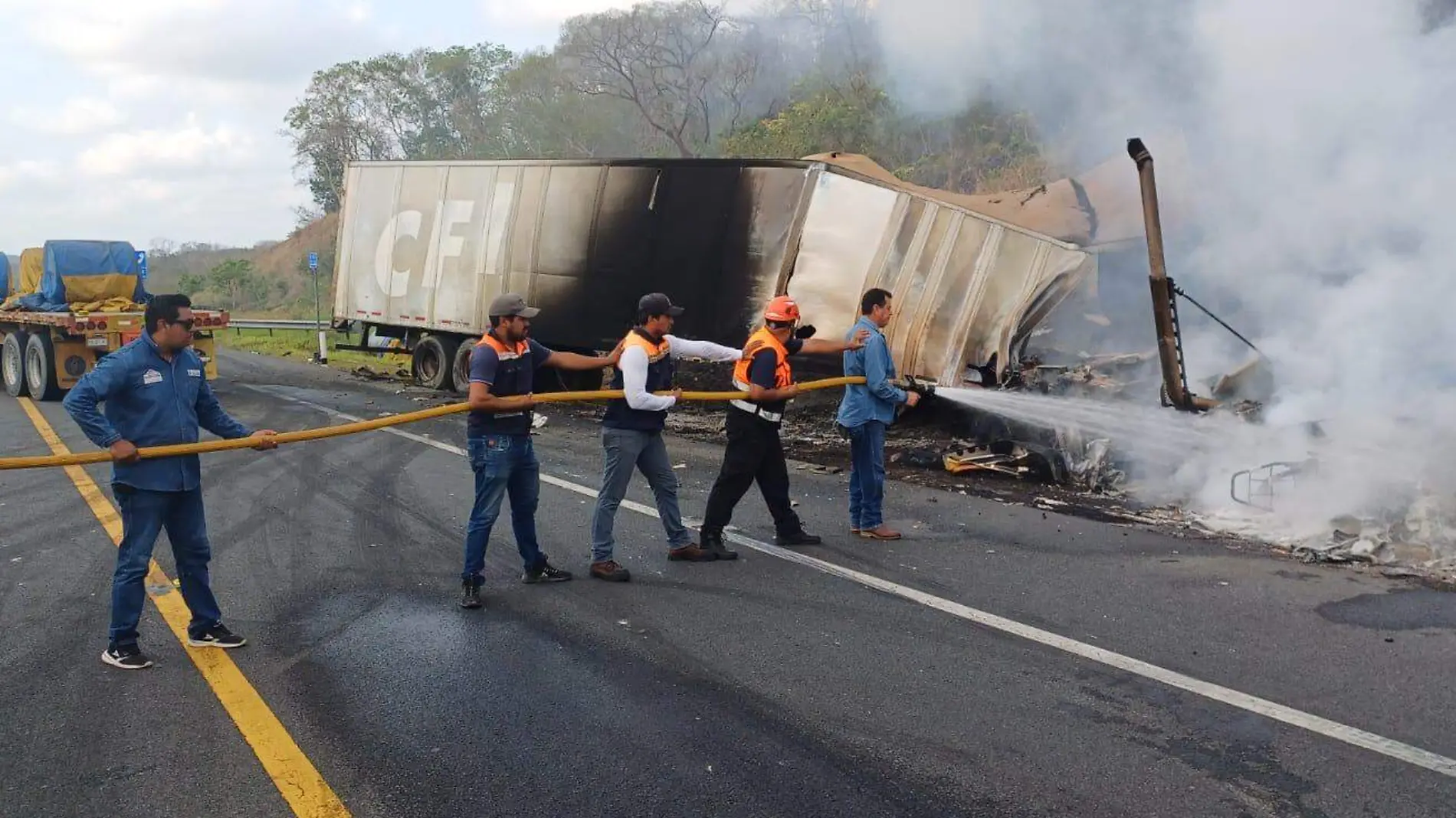 Este accidente se registró aproximadamente a las 6:00 horas